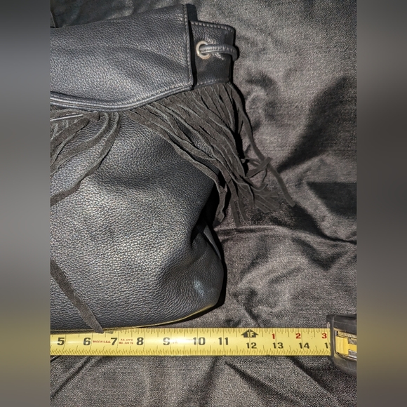 Black Fringe Backpack - Picture 10 of 11